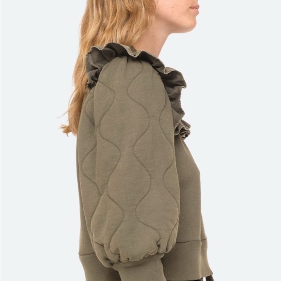 Sea New York Layla sweatshirt-army Medium SOLD OUT in store - Picture 3 of 8